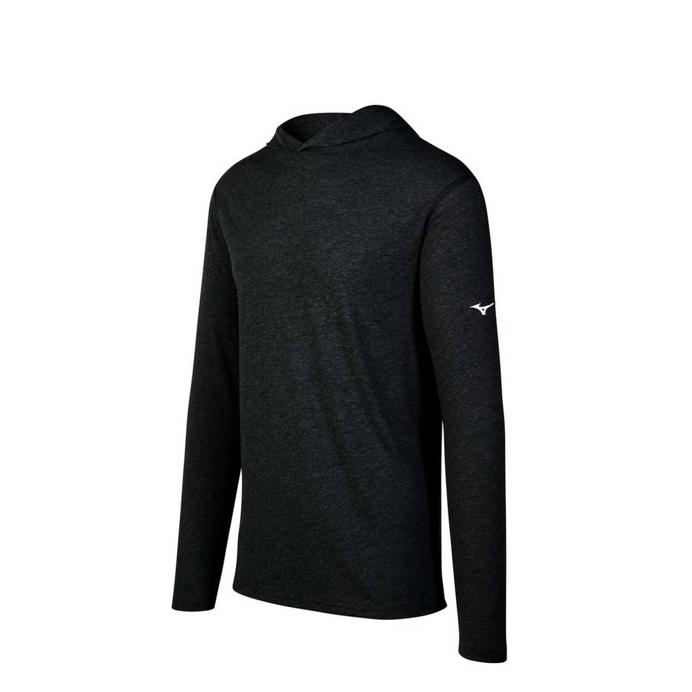 Felpa Con Cappuccio Mizuno Inspire Uomo - Nere - 36927-BWZF